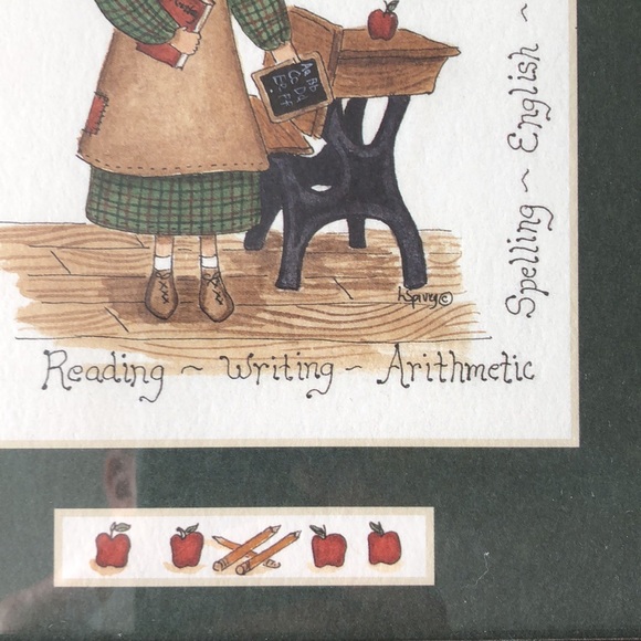 FRAMED SKETCH OF OLDEN DAYS STUDENT - Studying Basics. - #178 - Picture 3 of 13